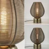 Hot Straluma Tafellamp Suneko 34cm draad brons