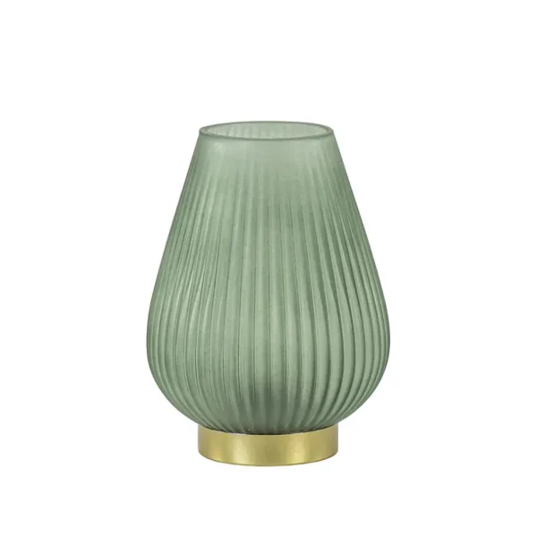 New Straluma Tafellamp Tajera op batterij donker groen/goud