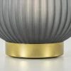 Shop Straluma Tafellamp Tajera op batterij mat grijs/goud
