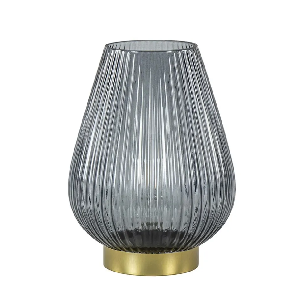 Flash Sale Straluma Tafellamp Tajera van Light and Living op batterij grijs/goud