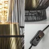 tafellamp_vitora_mat_zwar_2.webp Clearance Straluma Tafellamp Vitora mat zwart met bronzen fitting