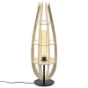 tafellampvloerlamp_nature_1.webp Online Straluma Tafellamp/vloerlamp naturel houten kap met zwart