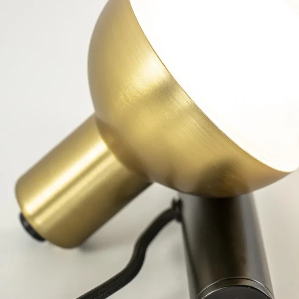 tafelwandlamp_drop_zwartg_2.webp Sale Straluma Tafel/wandlamp Drop zwart/goud