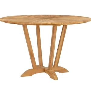 New Straluma Teak houten buitentafel rond 130 cm