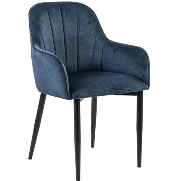 trendy_eetkamerstoel_blau_0.webp Hot Straluma Trendy eetkamerstoel blauw met armleuning