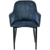 trendy_eetkamerstoel_blau_1.webp Hot Straluma Trendy eetkamerstoel blauw met armleuning