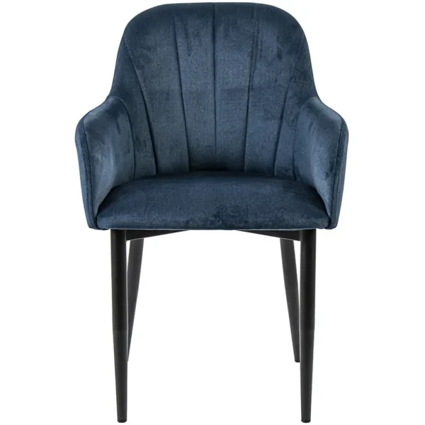 trendy_eetkamerstoel_blau_1.webp Hot Straluma Trendy eetkamerstoel blauw met armleuning