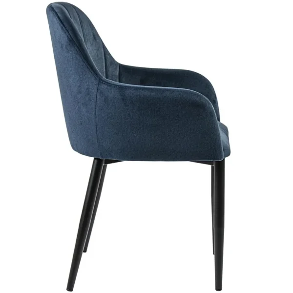 trendy_eetkamerstoel_blau_2.webp Hot Straluma Trendy eetkamerstoel blauw met armleuning