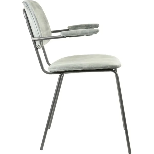 trendy_eetkamerstoel_emma_1.webp Hot Straluma Trendy eetkamerstoel Emma velvet grijs