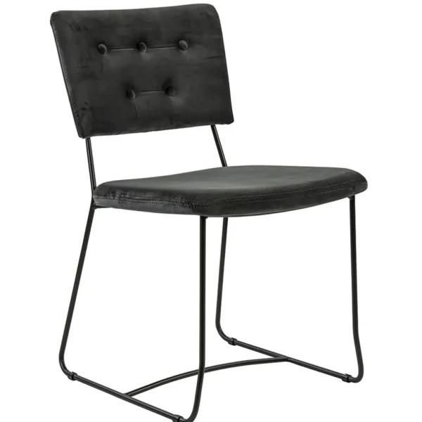 trendy_eetkamerstoel_velv_0-1.webp Shop Straluma Trendy eetkamerstoel velvet grijs met metalen poot