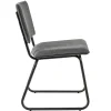 trendy_eettafelstoel_grij_2.webp Store Straluma Trendy eettafelstoel grijs met gunmetal poot