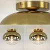 trendy_plafondlamp_goud_m_3.webp Outlet Straluma Trendy plafondlamp goud met goud gradiënt glas