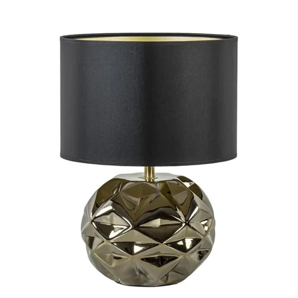 trendy_tafellamp_keramiek_0.webp New Straluma Trendy tafellamp keramiek goud met zwarte kap