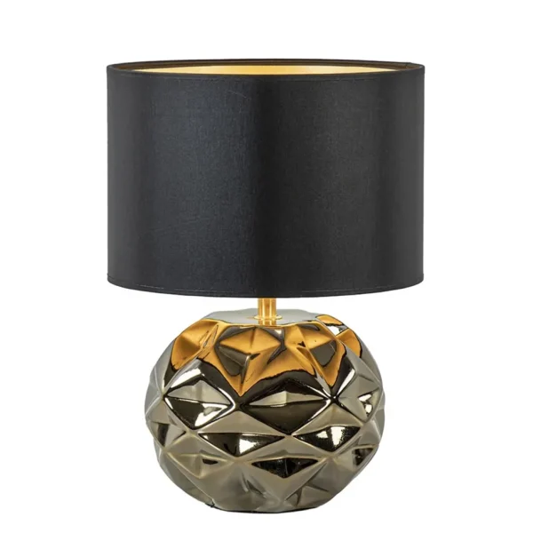 trendy_tafellamp_keramiek_1.webp New Straluma Trendy tafellamp keramiek goud met zwarte kap