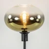 trendy_tafellamp_zwart_me_2.webp Shop Straluma Trendy tafellamp zwart met glazen kap helder/goud