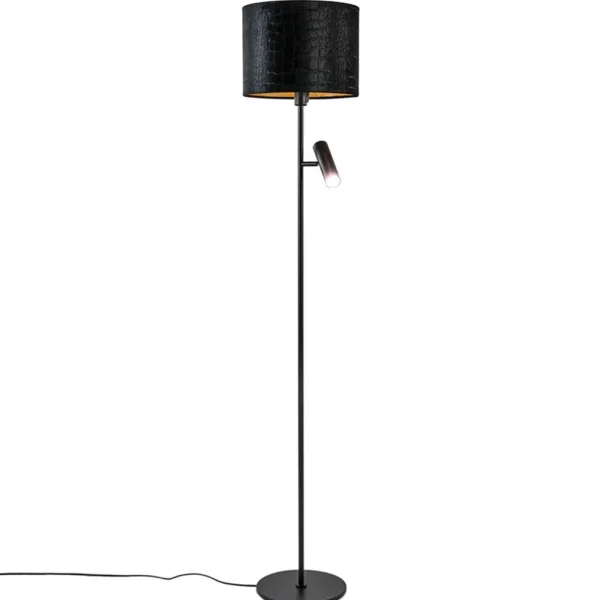 trendy_vloerlamp_met_kap__1.webp Cheap Straluma Trendy vloerlamp met kap zwart met goud