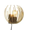 trendy_wandlamp_goud_met__1.webp Cheap Straluma Trendy wandlamp goud met zwart inclusief snoer