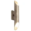 updown_wandlamp_ambachtel_1.webp Sale Straluma Up+down wandlamp ambachtelijk zilver