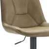 Flash Sale Straluma Verstelbare barkruk metalen poot met microleder zitting