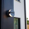 Clearance Straluma Verstelbare buitenlamp rond donker grijs inclusief LED