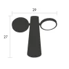verstelbare_buitenlamp_ta_1-1.webp Outlet Straluma Verstelbare buitenlamp tafel antraciet oplaadbaar