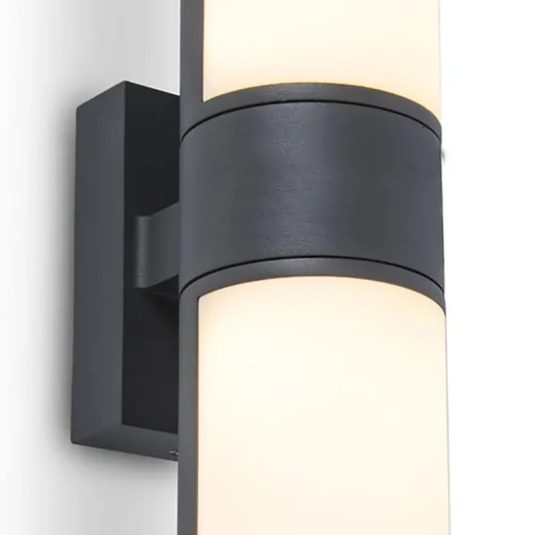 verstelbare_led_buitenlam_1.webp Sale Straluma Verstelbare LED buitenlamp 2-lichts cilinder donker grijs