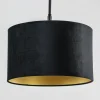 Clearance Straluma Verstelbare 2-lichts plafondlamp met velvet zwarte kappen