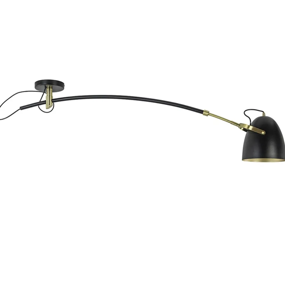 verstelbare_plafondlamp_m_0.webp Discount Straluma Verstelbare plafondlamp mat zwart met goud