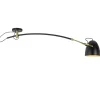 verstelbare_plafondlamp_m_1.webp Discount Straluma Verstelbare plafondlamp mat zwart met goud