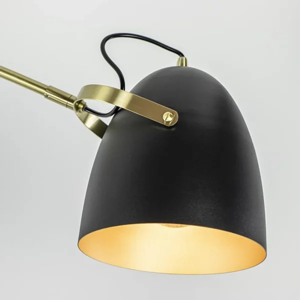 verstelbare_plafondlamp_m_2.webp Discount Straluma Verstelbare plafondlamp mat zwart met goud