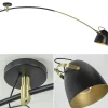 verstelbare_plafondlamp_m_3.webp Discount Straluma Verstelbare plafondlamp mat zwart met goud