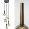 Sale Straluma Videlamp Bella 5L rond zwart/brons+smoke