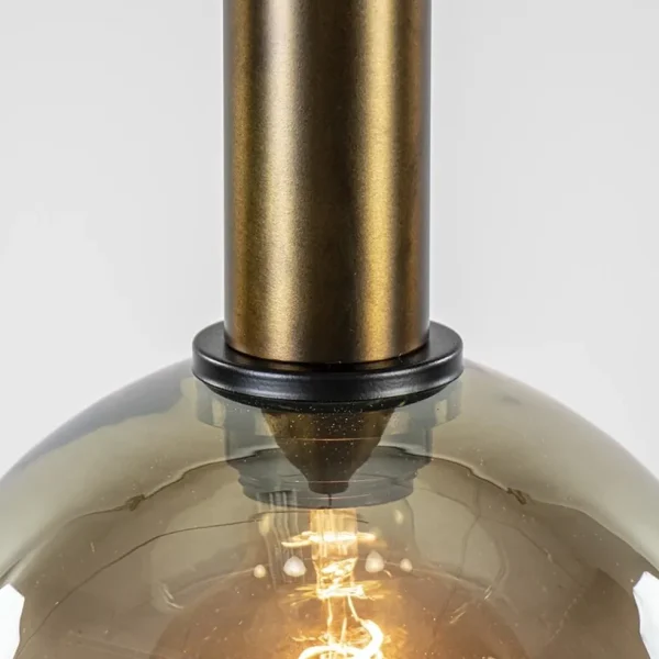 Sale Straluma Videlamp Bella 5L rond zwart/brons+smoke