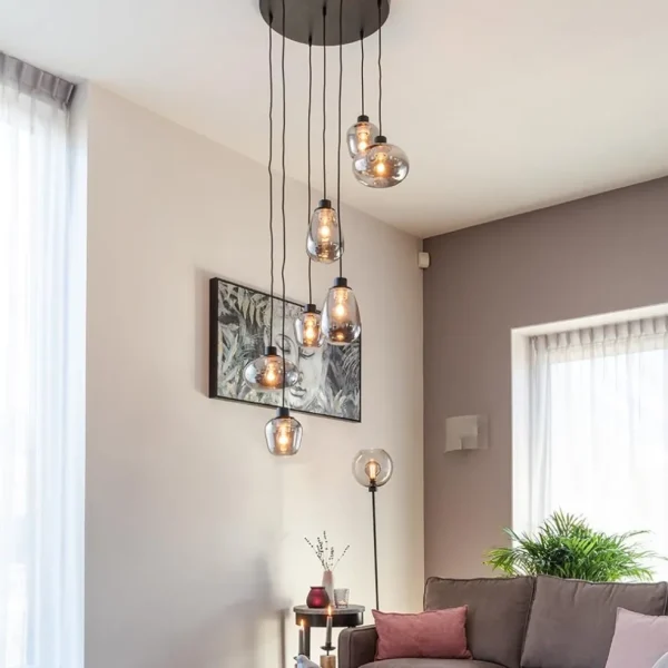 Store Straluma Videlamp 7L zwart met smoke glas mix