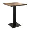 vierkante_bartafel_mangoh_0.webp Best Straluma Vierkante bartafel mangohout 80x80 cm met zwarte poot