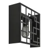 vierkante_wandlamp_zwart__0.webp New Straluma Vierkante wandlamp zwart metaal