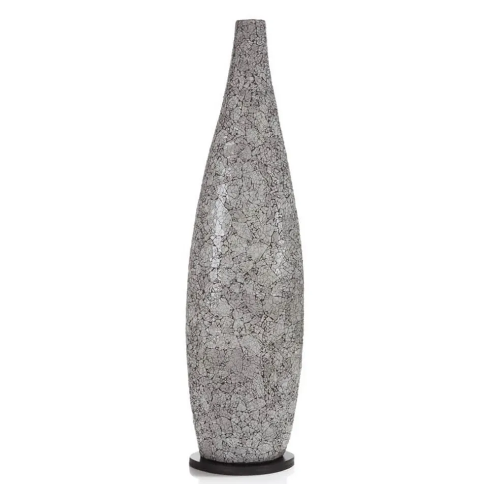 vloerlamp_bottle_mozaiek__0.webp Flash Sale Straluma Vloerlamp bottle mozaiek glas zwart/wit