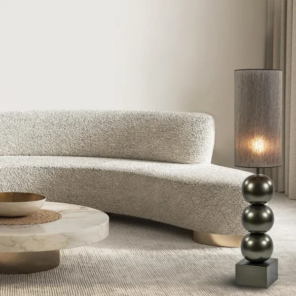 Best Sale Straluma Vloerlamp bruin met cilinder kap bruin