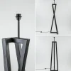 vloerlamp_calitri_zwart_e_2.webp Online Straluma Vloerlamp Calitri zwart EXCL. KAP