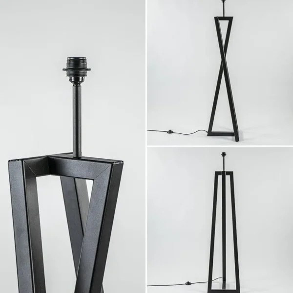 vloerlamp_calitri_zwart_e_2.webp Online Straluma Vloerlamp Calitri zwart EXCL. KAP