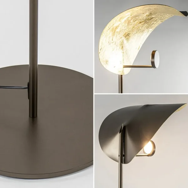 Online Straluma Vloerlamp Chapeau coffee/goldleaf