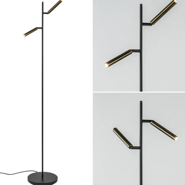 vloerlamp_flute_l_zwartbr_1.webp Hot Straluma Vloerlamp Flute 2L zwart/brons 2xpushdim dtw