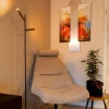 vloerlamp_flute_l_zwartbr_4.webp Hot Straluma Vloerlamp Flute 2L zwart/brons 2xpushdim dtw
