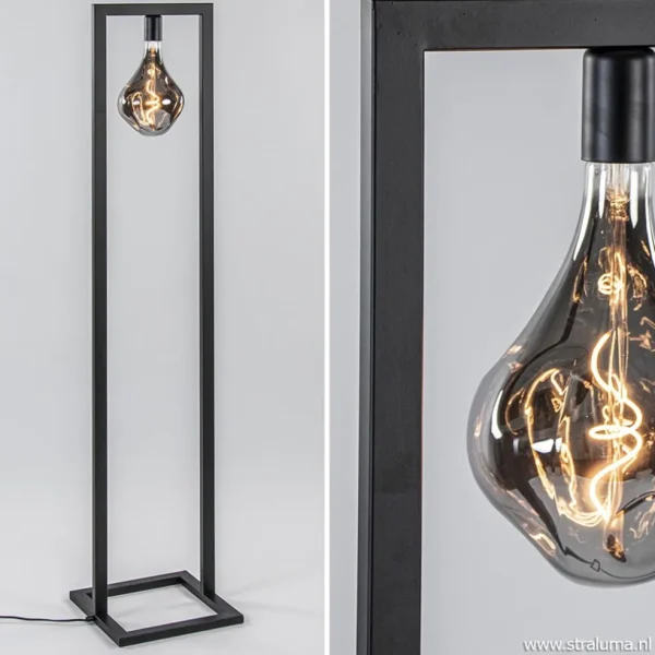 vloerlamp_frame_zwart_1.webp Discount Straluma Vloerlamp frame zwart
