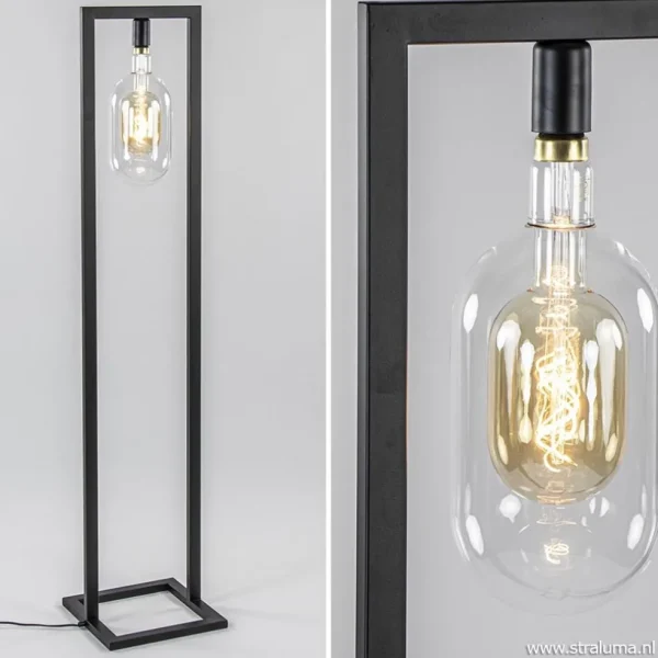 vloerlamp_frame_zwart_2.webp Discount Straluma Vloerlamp frame zwart