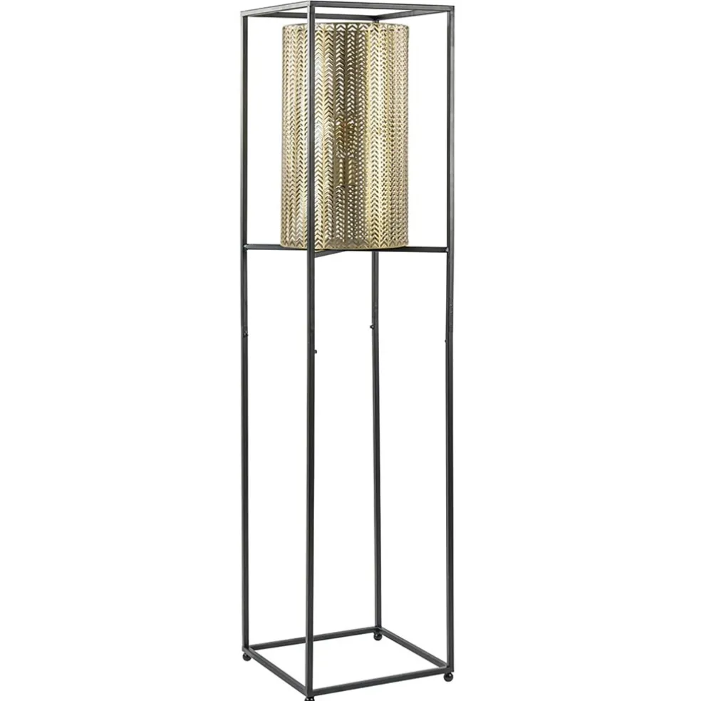vloerlamp_frame_zwartgoud_0.webp New Straluma Vloerlamp Frame zwart/goud