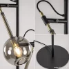 vloerlamp_globe_l_zwartgo_3.webp Hot Straluma Vloerlamp Globe 2-L zwart/goud smokeglas