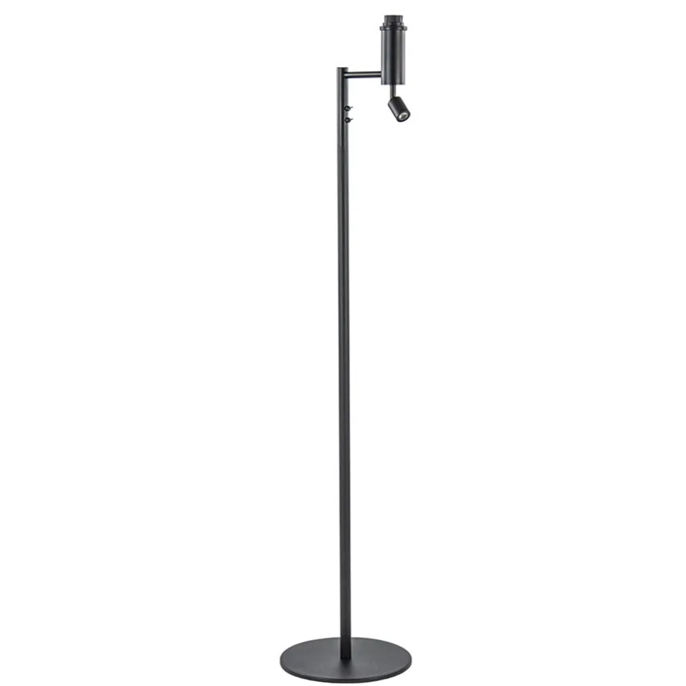 vloerlamp_havana__leesspo_0.webp Online Straluma Vloerlamp Havana + leesspot zwart z/kap