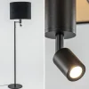 vloerlamp_havana__leesspo_3.webp Online Straluma Vloerlamp Havana + leesspot zwart z/kap