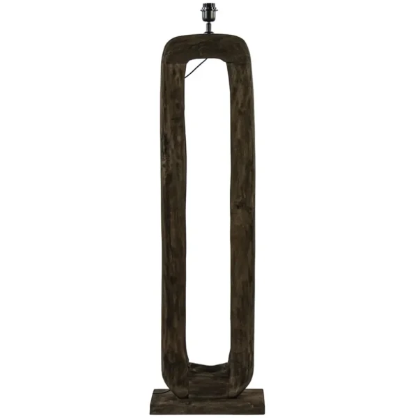 vloerlamp_kelafo_hout_cho_0.webp Online Straluma Vloerlamp Kelafo hout chocolade bruin exclusief kap